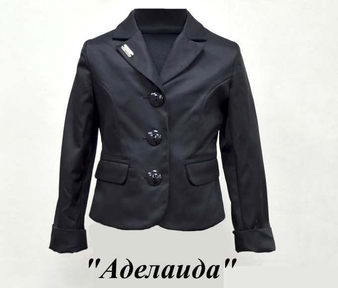 ,,Suzie116-140меморіКОСТЮМ Піджак "Аделаїда" (4572) + Спідниця чорний116-140 5 р. 03919 фото