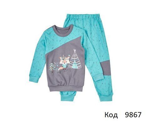 ЛяЛя Пижама інтерлок для хлопчика К3ІН108 86,92 2шт 09867 фото