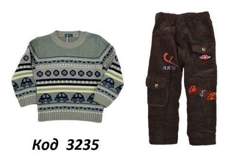 Ch Костюм для хлопчика(світер+ штані фліс) 98 4(1) шт 03235 фото