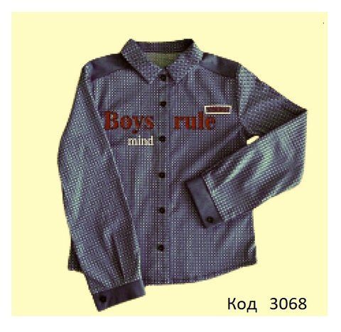 МС Сорочка для хлопчика "BOYS" 116-122 р. 2 шт. 03068 фото