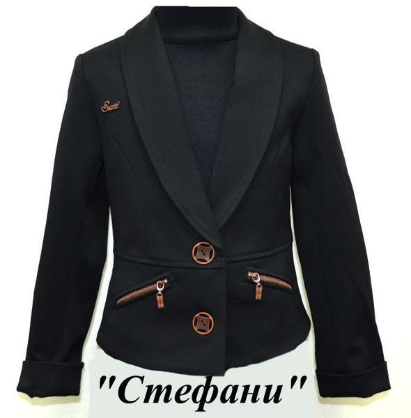 ,,Suzie140-158шерстьКОСТЮМ Піджак "Стефані"(6495)+Спідниця чорний 140-158 4 шт 01651 фото