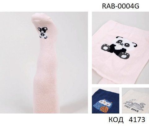 YO Колготки бавовняні для дівчинки RAB-0004G МАЛЮНОК 68-74// 92-98 6(3) шт 04173 фото